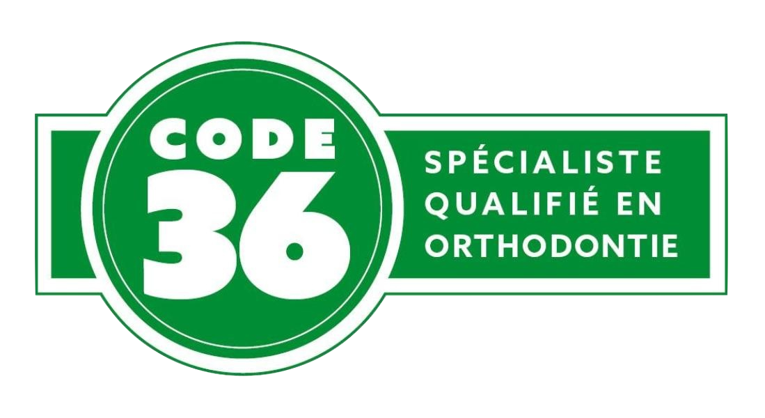 Logo Code 36 — Spécialiste Qualifié en Orthodontie